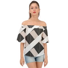 A Minimalist Pattern With Simple Lines And Shapes, Creating A Clean And Modern Aesthetic 07 Off Shoulder Short Sleeve Top