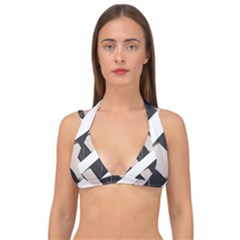 A Minimalist Pattern With Simple Lines And Shapes, Creating A Clean And Modern Aesthetic 07 Double Strap Halter Bikini Top