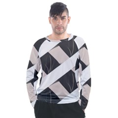 A Minimalist Pattern With Simple Lines And Shapes, Creating A Clean And Modern Aesthetic 07 Men s Long Sleeve Raglan T-shirt