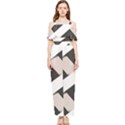 A Minimalist Pattern With Simple Lines And Shapes, Creating A Clean And Modern Aesthetic 07 Draped Sleeveless Chiffon Jumpsuit View1