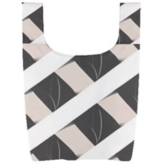 A Minimalist Pattern With Simple Lines And Shapes, Creating A Clean And Modern Aesthetic 07 Foldable Shopping Bag