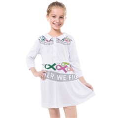 20250102 085528 Kids  Quarter Sleeve Shirt Dress by ShopIQ7shop