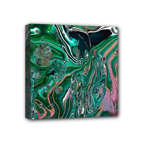 Malachite  Mini Canvas 4  X 4  (stretched)