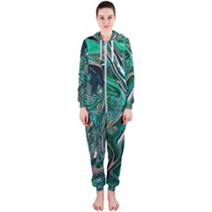 Malachite  Hooded Jumpsuit (ladies)