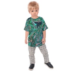 Malachite  Kids  Raglan T-shirt