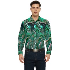 Malachite  Men s Long Sleeve Shirt