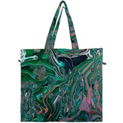 Malachite  Canvas Travel Bag