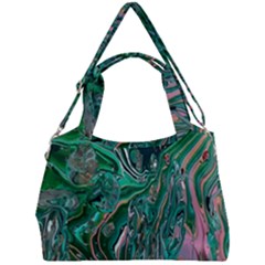 Malachite  Double Compartment Shoulder Bag