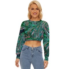 Malachite  Lightweight Long Sleeve Sweatshirt