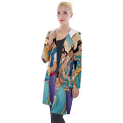 Aladin & Jasmine Wall Art Hooded Pocket Cardigan