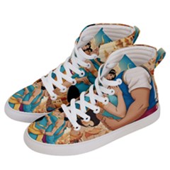 Aladin & Jasmine Wall Art Women s Hi-top Skate Sneakers