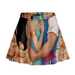 Aladin & Jasmine Wall Art Mini Flare Skirt