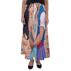 Aladin & Jasmine Wall Art Flared Maxi Skirt