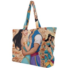 Aladin & Jasmine Wall Art Simple Shoulder Bag