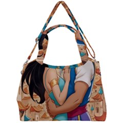 Aladin & Jasmine Wall Art Double Compartment Shoulder Bag