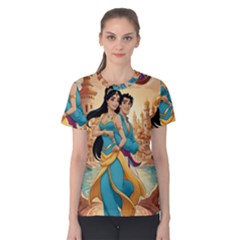 Aladin & Jasmine Disney Women s Cotton T-shirt