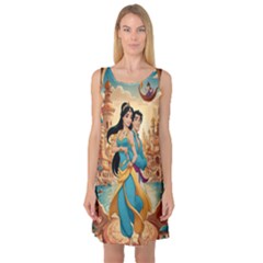 Aladin & Jasmine Disney Sleeveless Satin Nightdress