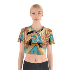 Aladin & Jasmine Disney Cotton Crop Top