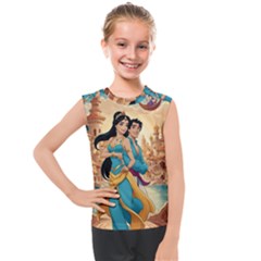 Aladin & Jasmine Disney Kids  Mesh Tank Top