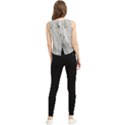 Wall With Cracked White Paint Texture V-Neck Cropped Tank Top View2