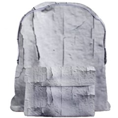 Wall With Cracked White Paint Texture Giant Full Print Backpack