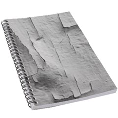 Wall With Cracked White Paint Texture 5 5  X 8 5  Notebook