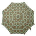 Retro 1880s Flowers Pattern 19 Hook Handle Umbrellas (Small) View1