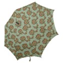 Retro 1880s Flowers Pattern 19 Hook Handle Umbrellas (Small) View2