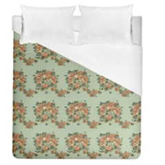 Retro 1880s Flowers Pattern 19 Duvet Cover (queen Size)