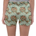 Retro 1880s Flowers Pattern 19 Sleepwear Shorts View2