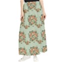 Retro 1880s Flowers Pattern 19 Maxi Chiffon Skirt View1