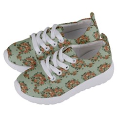 Retro 1880s Flowers Pattern 19 Kids  Lightweight Sports Shoes