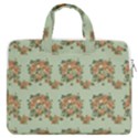 Retro 1880s Flowers Pattern 19 MacBook Pro 15  Double Pocket Laptop Bag  View1