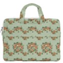 Retro 1880s Flowers Pattern 19 MacBook Pro 15  Double Pocket Laptop Bag  View2