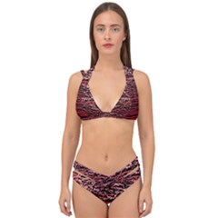 River Roots Double Strap Halter Bikini Set