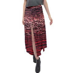 River Roots Velour Split Maxi Skirt