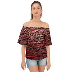 River Roots Off Shoulder Short Sleeve Top