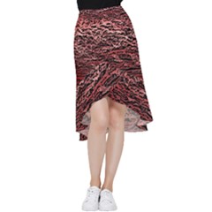 River Roots Frill Hi Low Chiffon Skirt