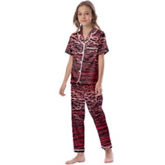 River Roots Kids  Satin Short Sleeve Pajamas Set