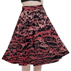 River Roots A-line Full Circle Midi Skirt With Pocket