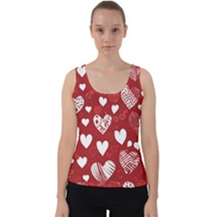 Valentine Velvet Tank Top