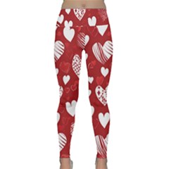 Valentine Lightweight Velour Classic Yoga Leggings