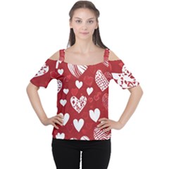 Valentine Cutout Shoulder T-shirt