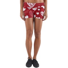 Valentine Yoga Shorts