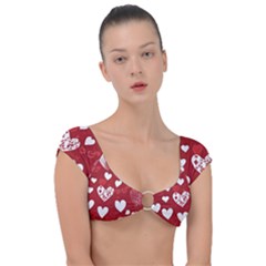 Valentine Cap Sleeve Ring Bikini Top