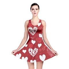 Valentine Reversible Skater Dress by pollyparadiseartshop