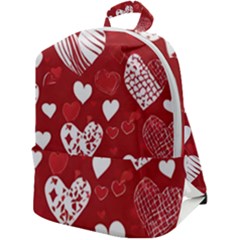 Valentine Zip Up Backpack