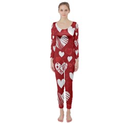 Valentine Long Sleeve Catsuit