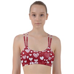 Valentine Line Them Up Sports Bra