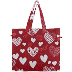 Valentine Canvas Travel Bag by pollyparadiseartshop